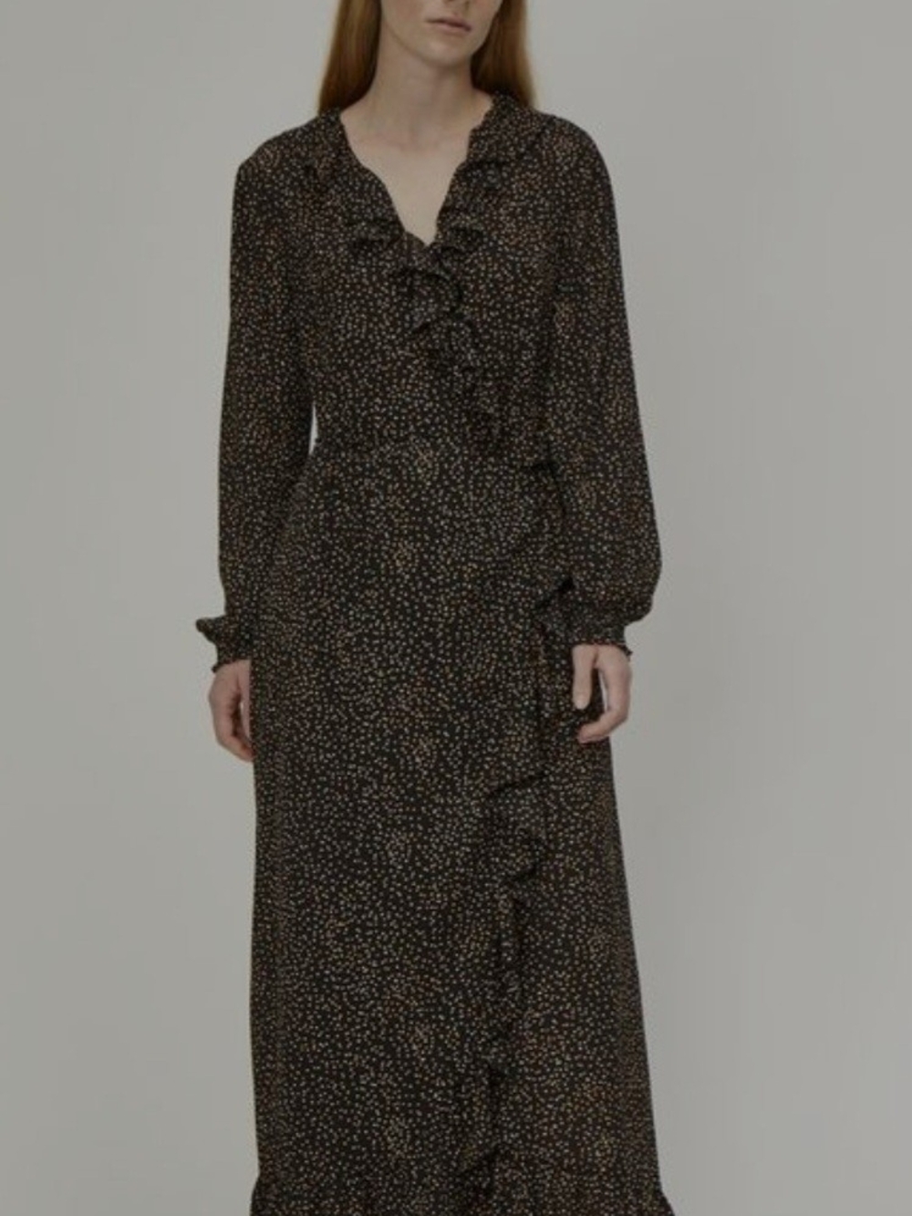 Just Female Imogene Wrap Maxi Dress